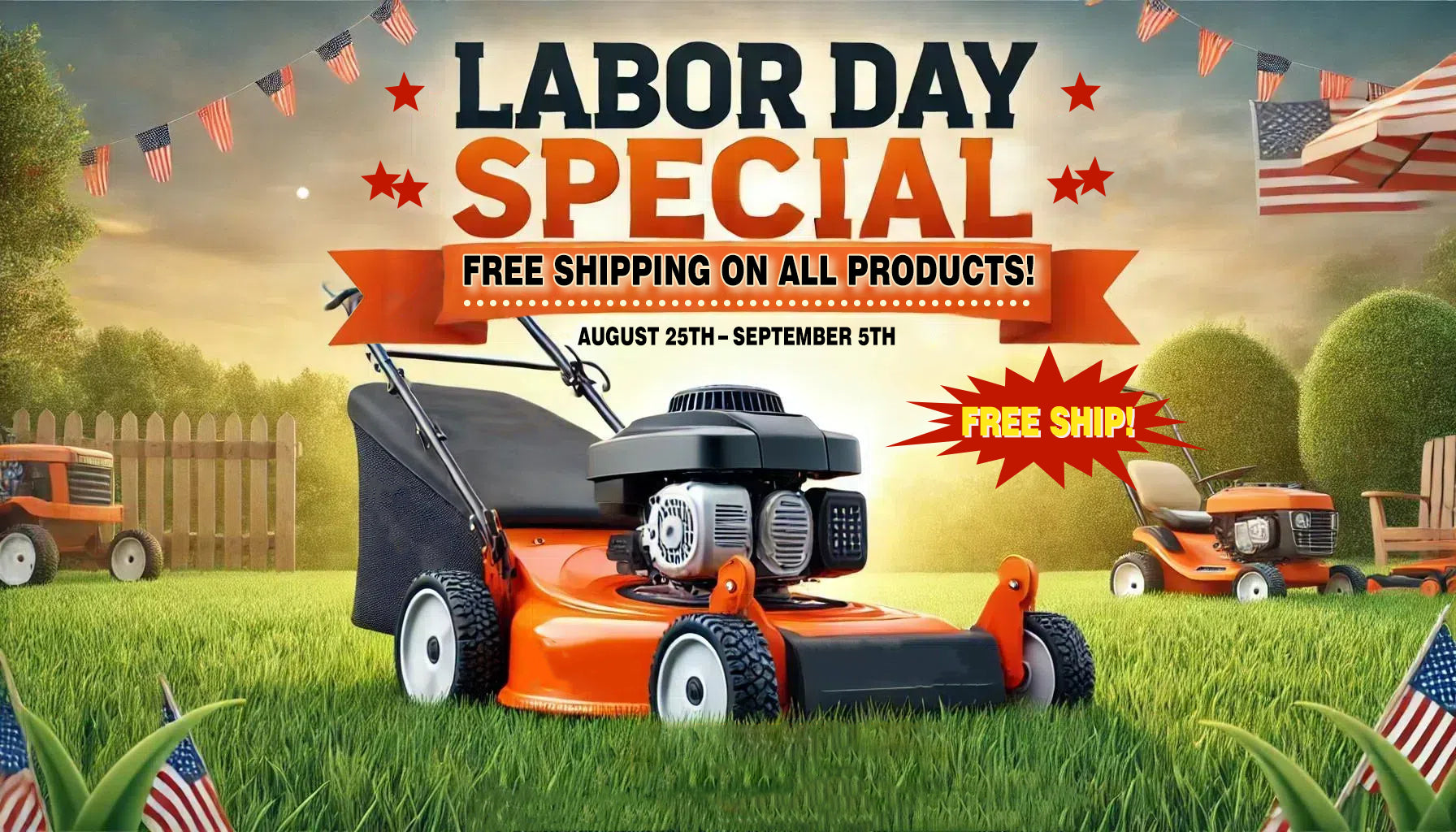 Lawn mower labor day sales sale