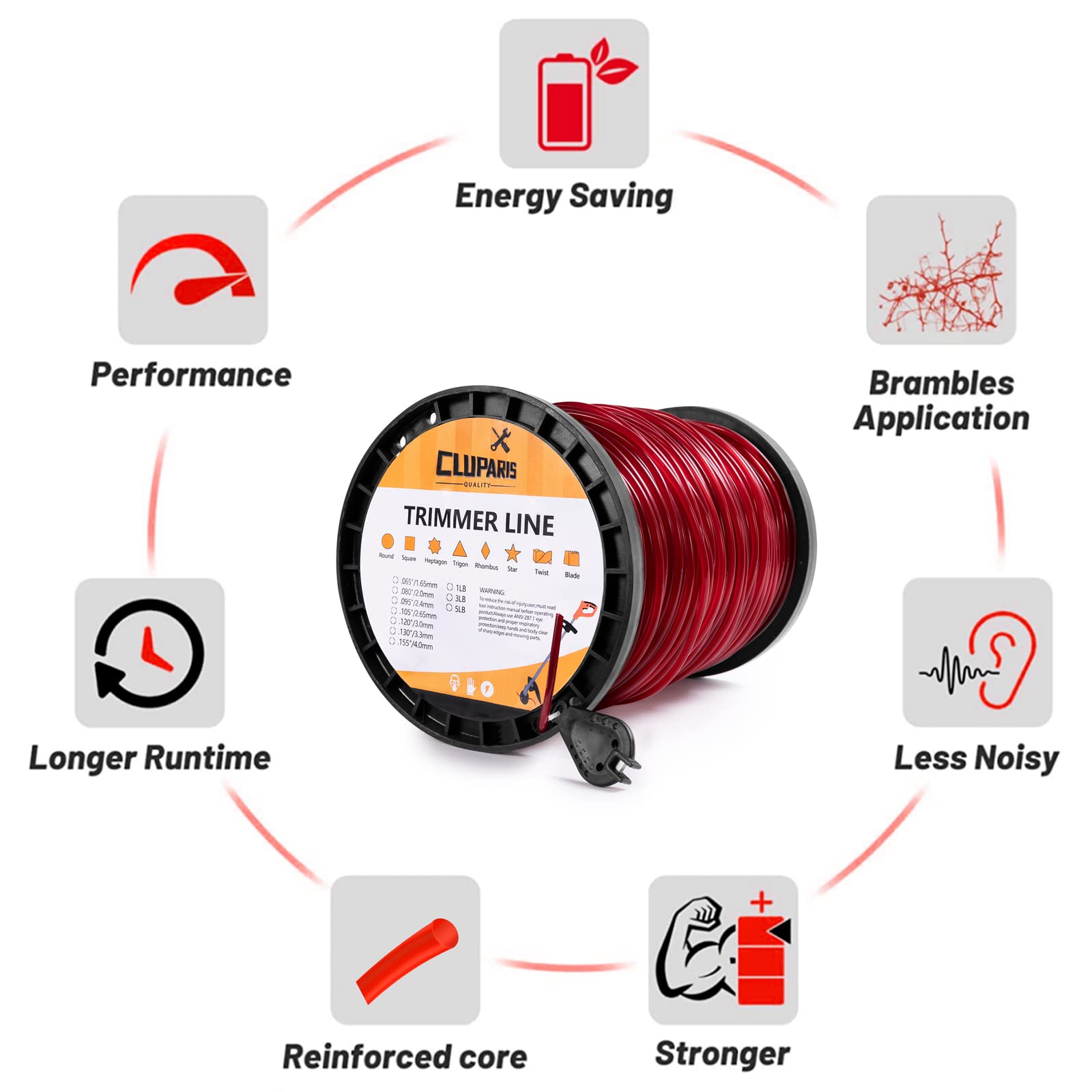 Nylon Trimmer Line Round